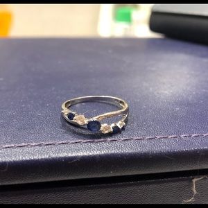 Sapphire ring. Genuine. Size 7.